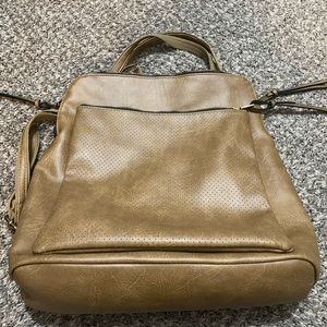 Large leather bag